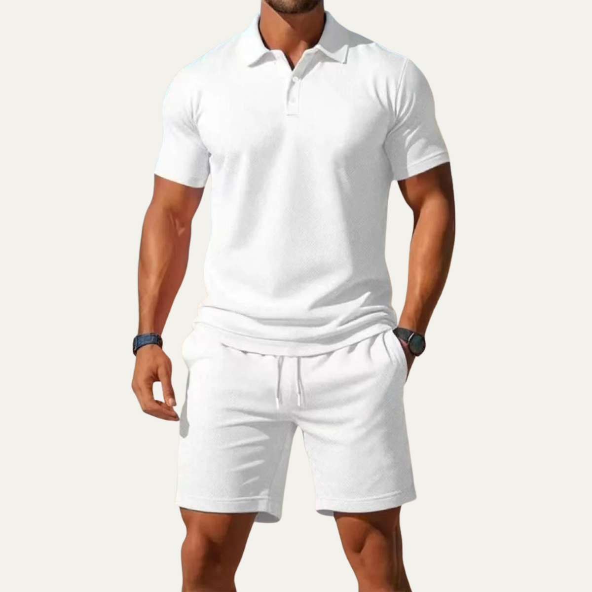 Otis | Men's Summer Polo Shirt and Shorts Two-Piece Set