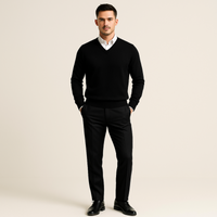 Sebastian | Cashmere V-Neck Knit Jumper