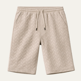 Gary | Textured Casual Fit Drawstring Shorts