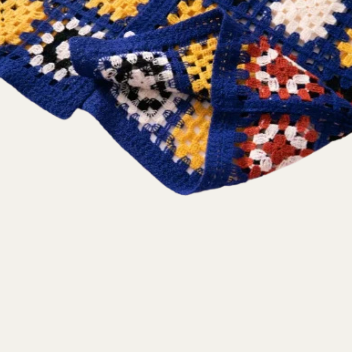 Aldous crochet polo shirt