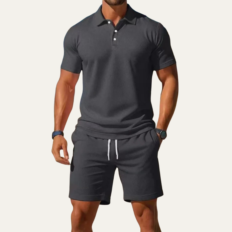 Otis | Men's Summer Polo Shirt and Shorts Two-Piece Set