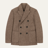 Austin | Double Breasted Tweed Wool Blend Winter Blazer