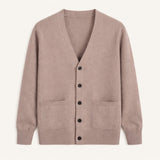 Martin | 100% Cashmere Button-Up Cardigan for Men