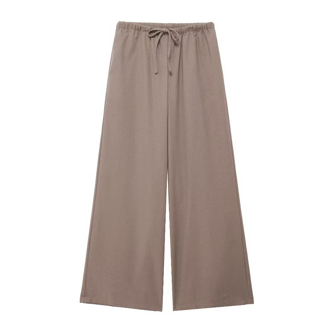 Jemima | linen wide leg pants