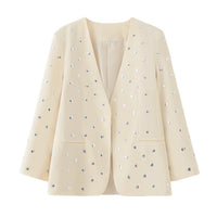 Eloise | white blazer