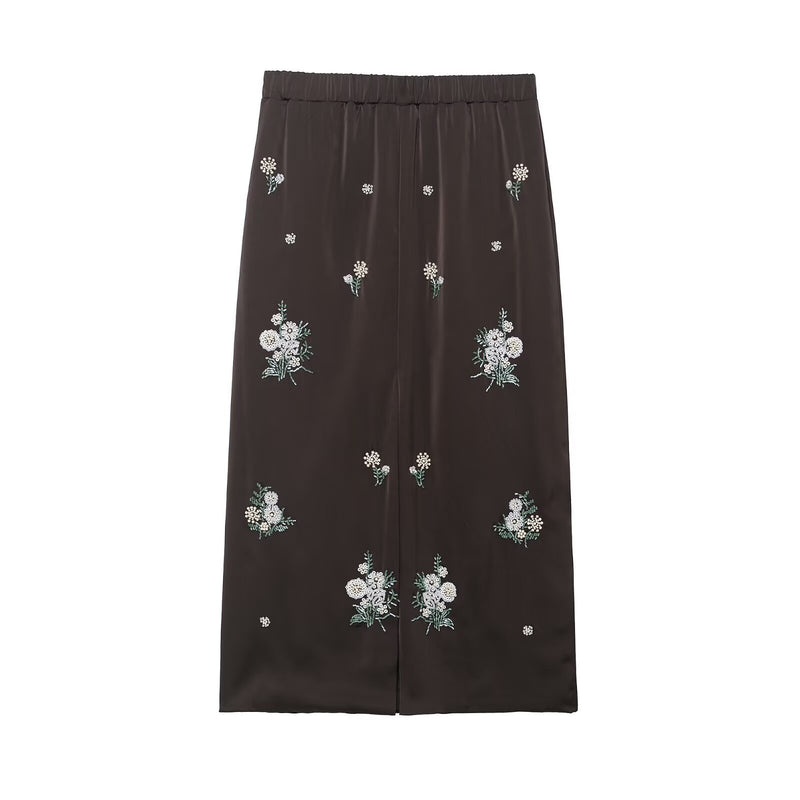 Matilda | floral midi skirt