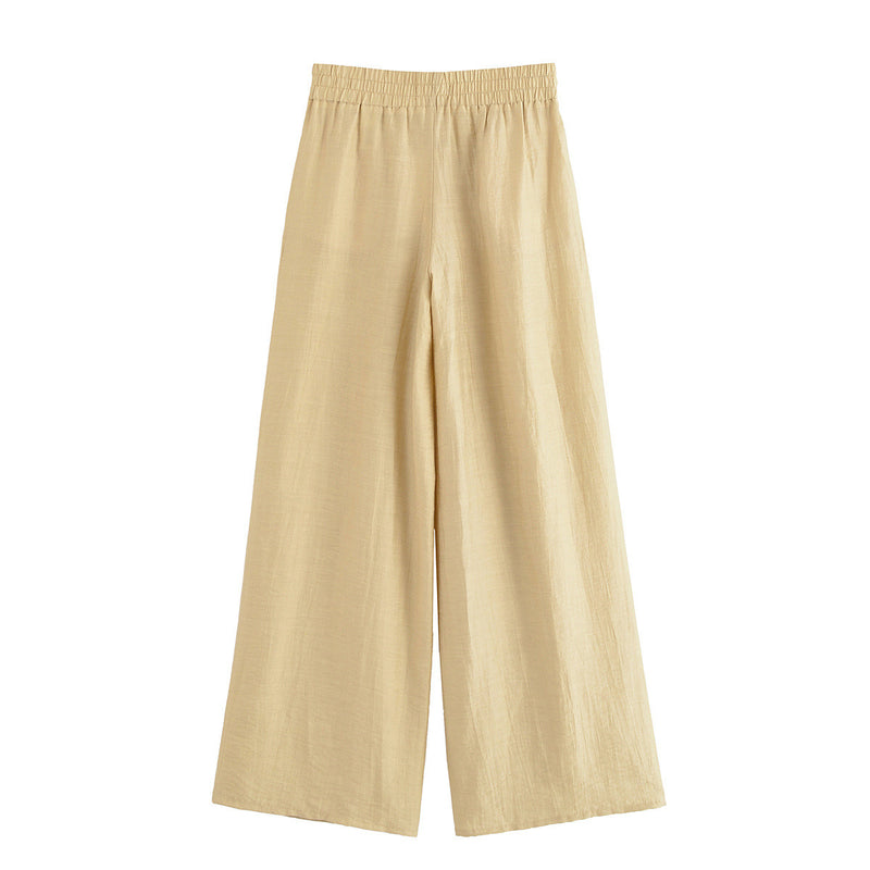 Elspeth | linen wide leg pants