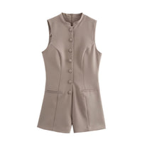 Annabelle | button up romper