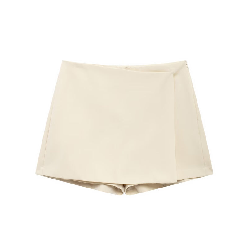Effie | Wrap-Front Mini Skirt
