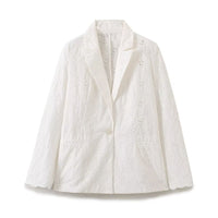 Eleanor | white blazer