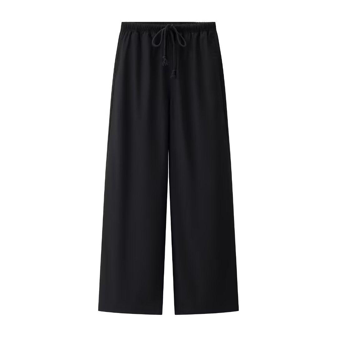 Eliza | linen wide leg pants