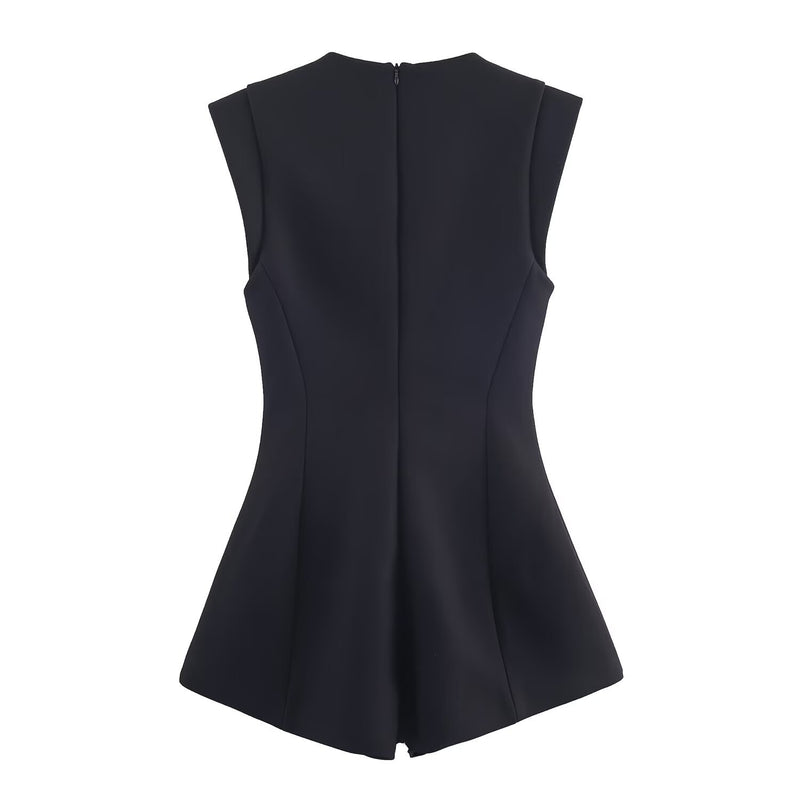 Ada | button up romper