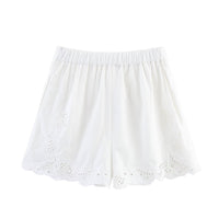 Sophie | white linen shorts
