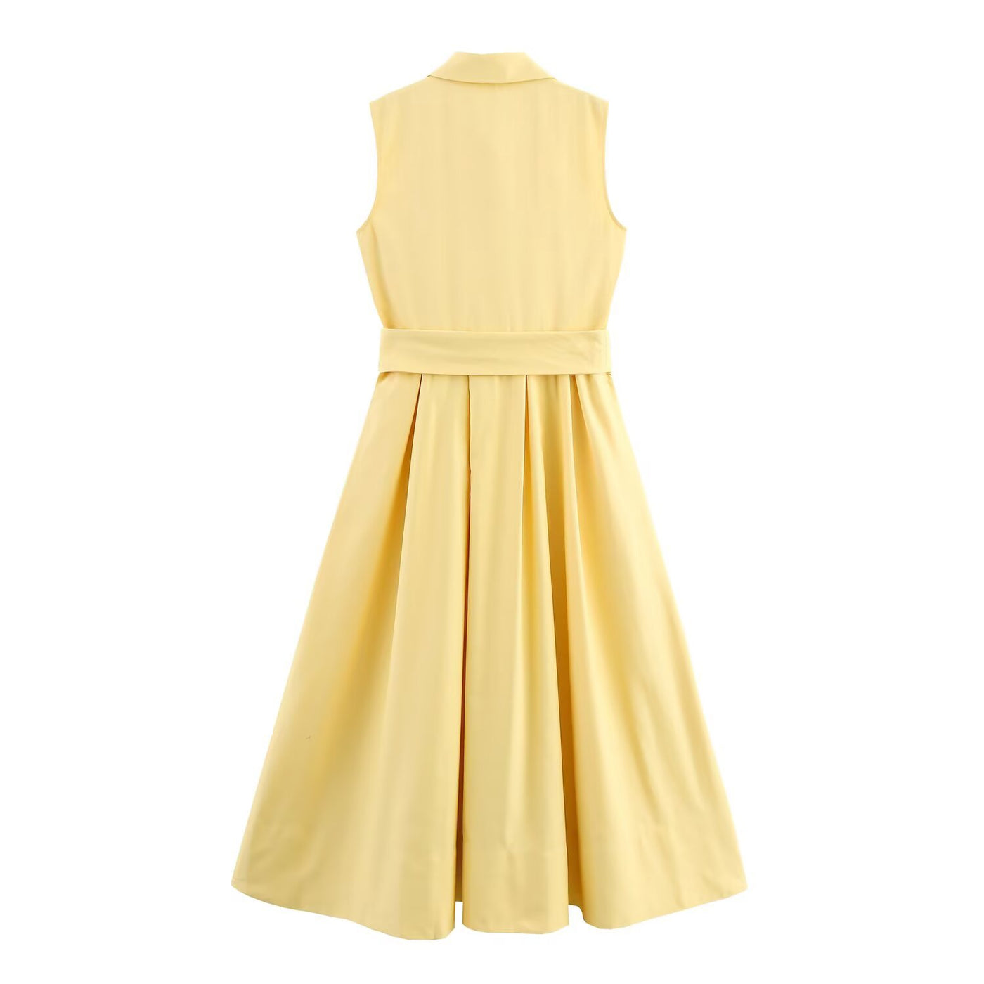 Lena | sleeveless shirt dress