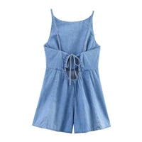 Allegra | denim romper