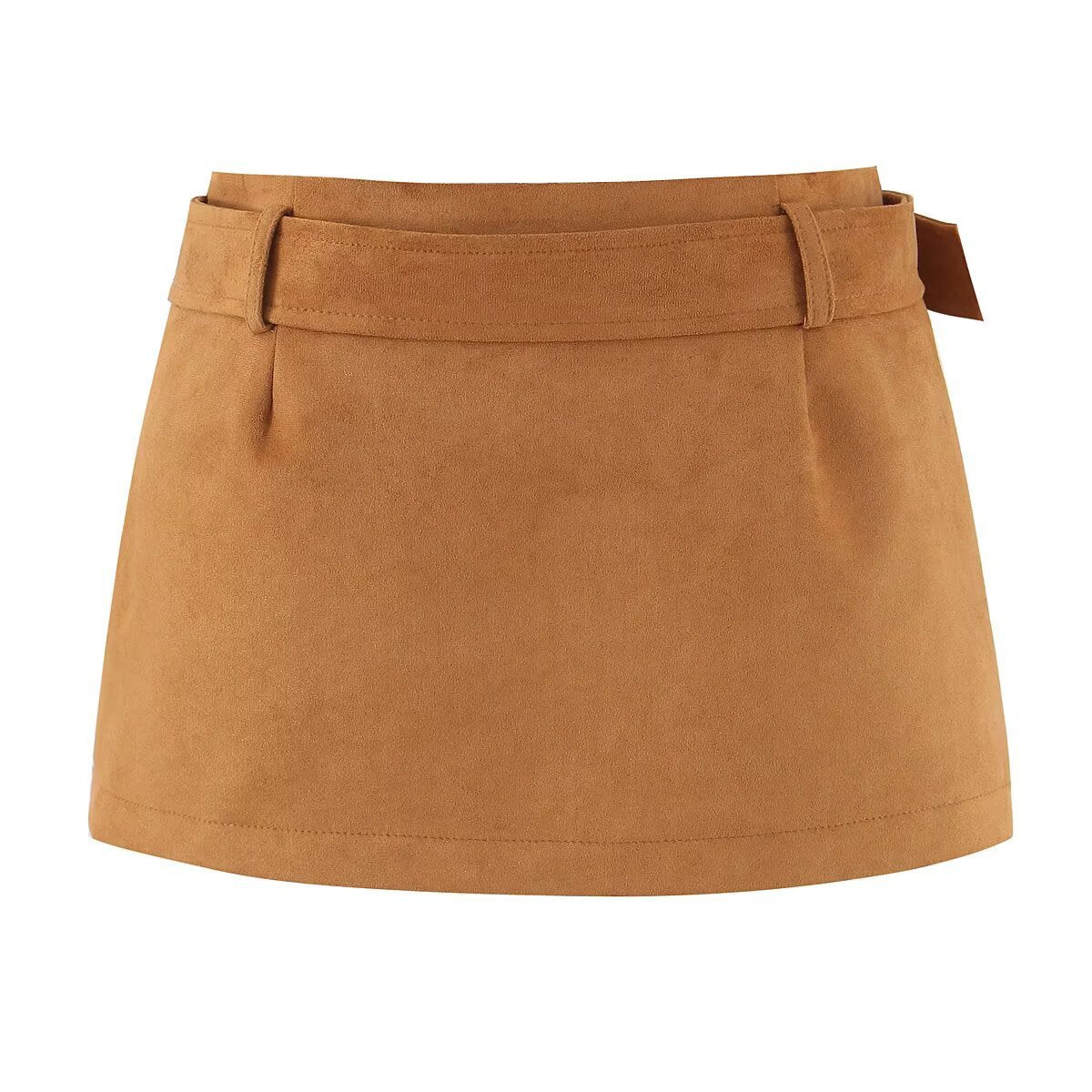 Edith | belted mini skirt