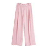 Martha | linen wide leg pants