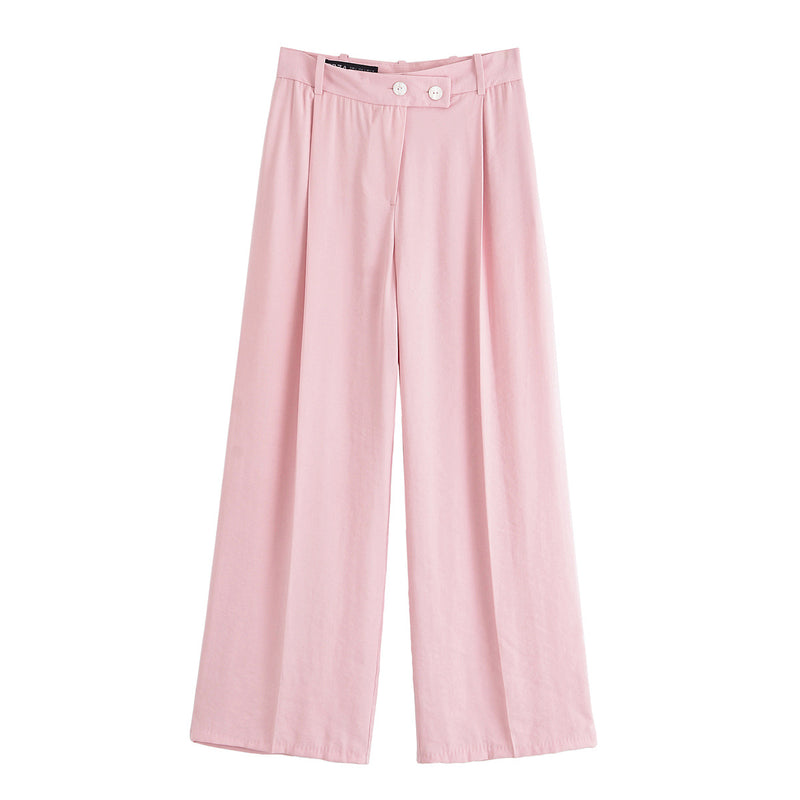 Martha | linen wide leg pants