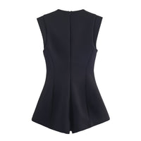 Aurora | button up romper