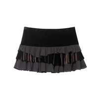 Chloe | tiered mini skirt