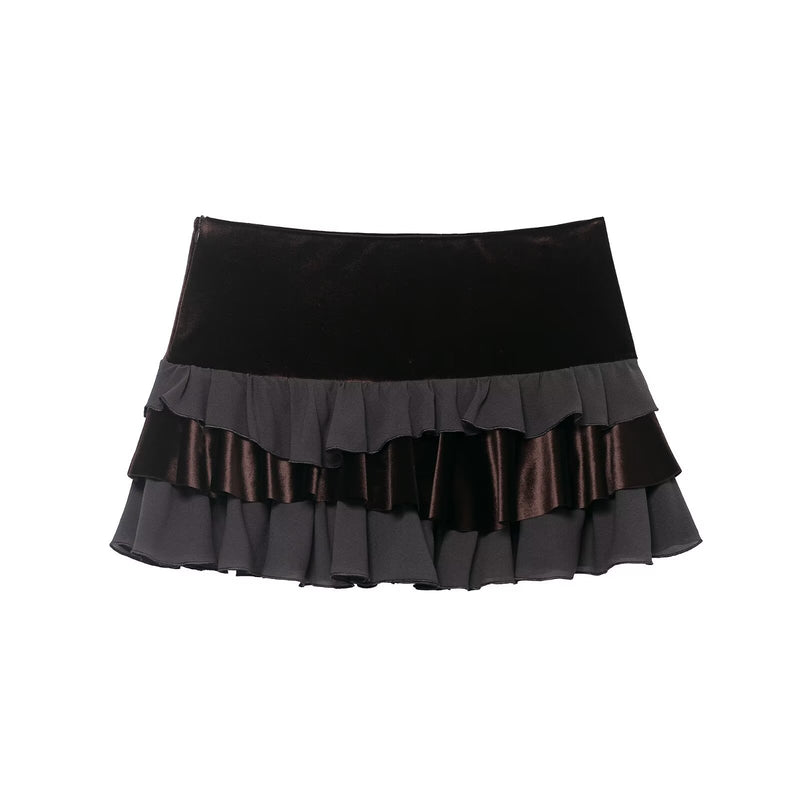 Chloe | tiered mini skirt