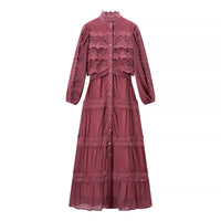Cara | tiered maxi dress