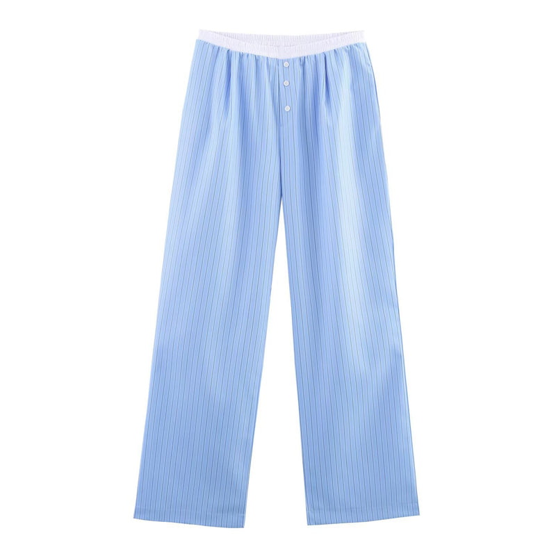 Charlotte | striped wide leg pants