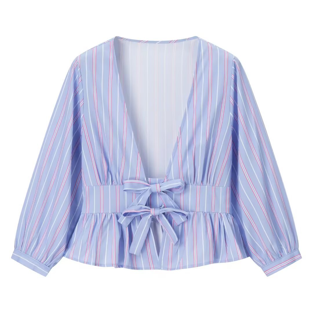 Romy | striped matching set
