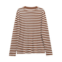 Violet | striped long sleeve top