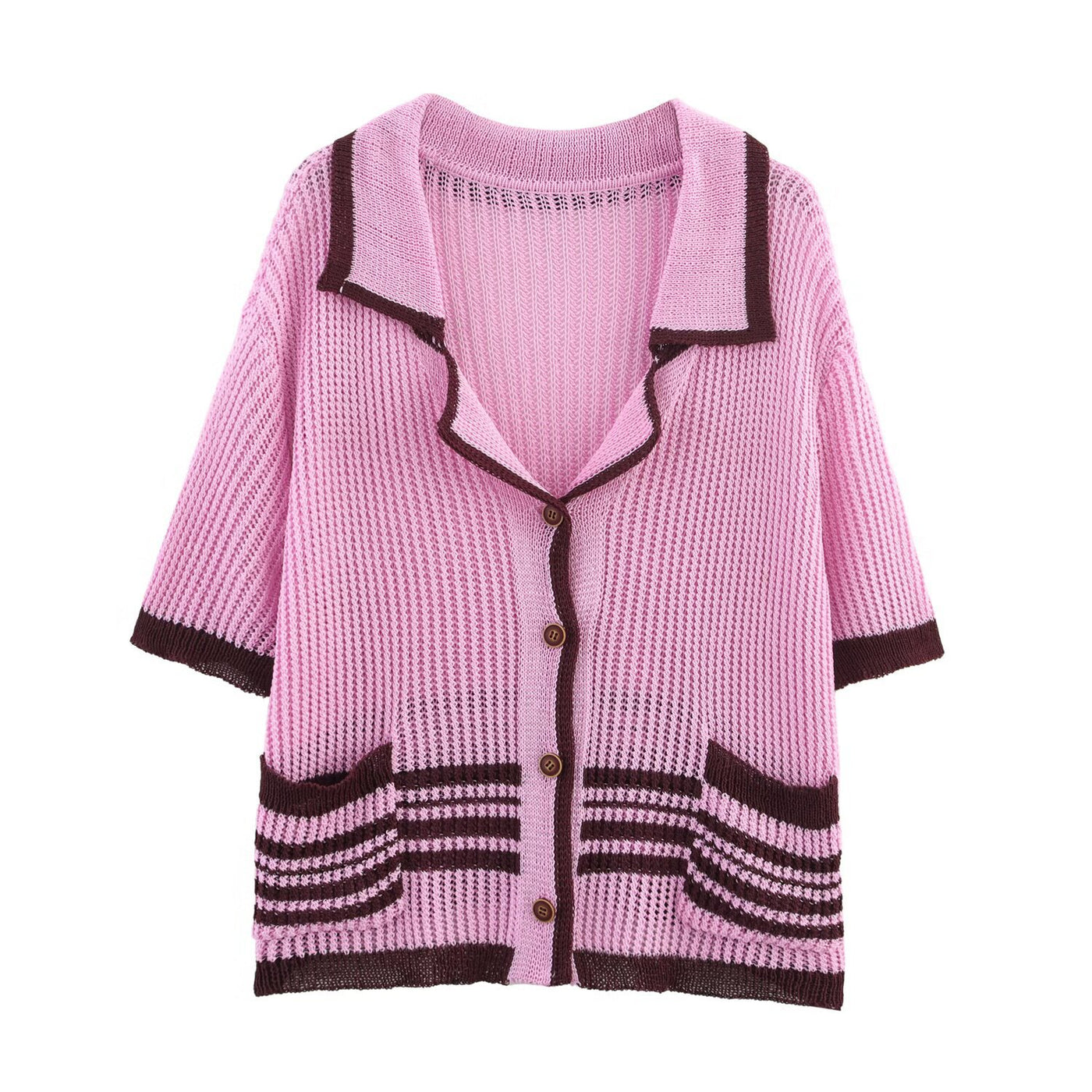 Lucy | short sleeve knit cardigan