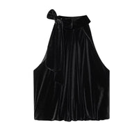 Martha | black halter top