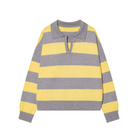 Amber | striped knit top