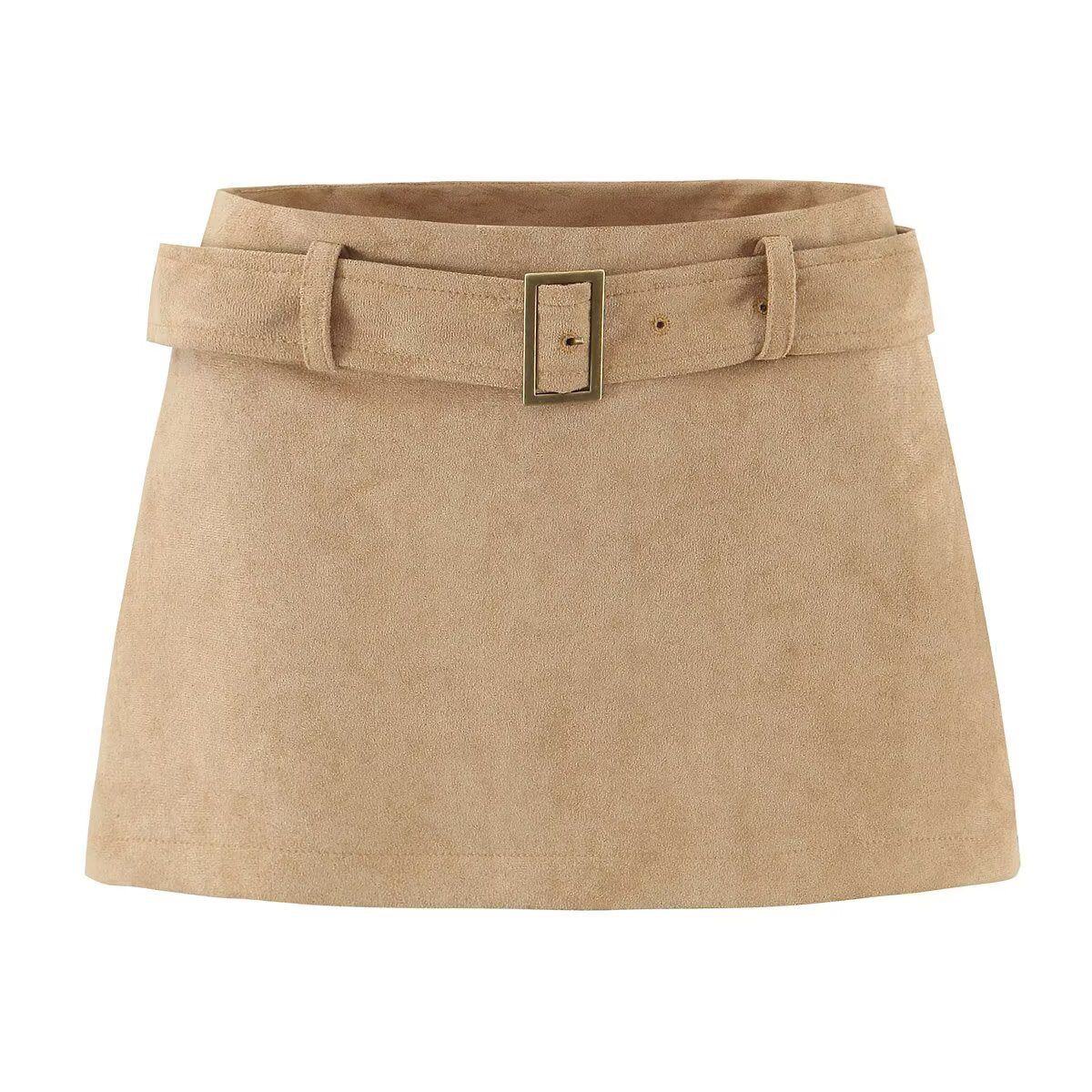 Edith | belted mini skirt