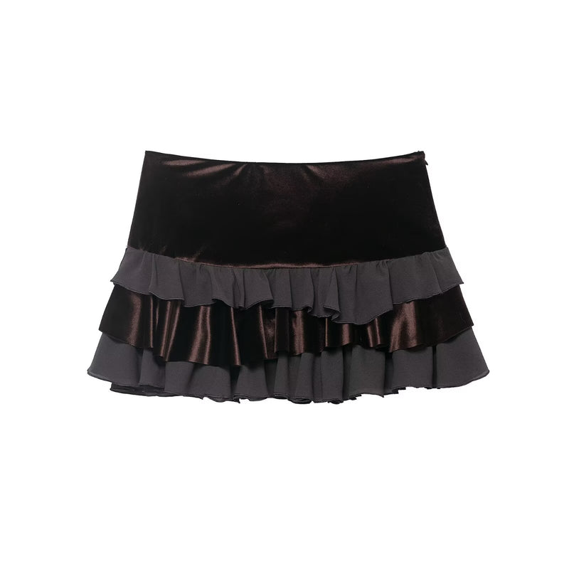 Chloe | tiered mini skirt