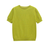 Freya | Spring Short Sleeve Knitted