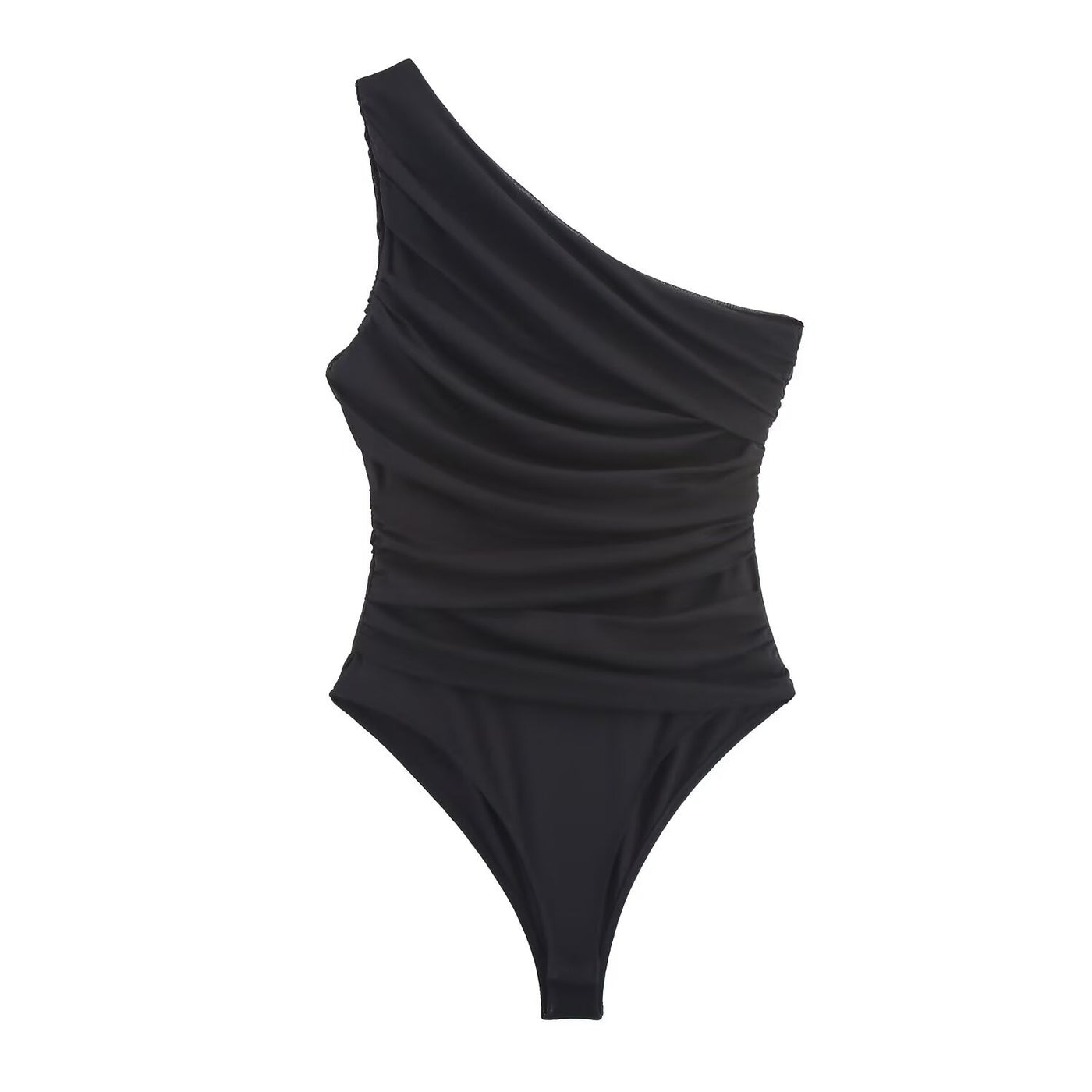 Lara | one shoulder ruched top