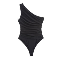 Lara | one shoulder ruched top