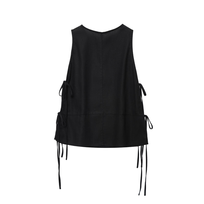 Eliana | tie front top