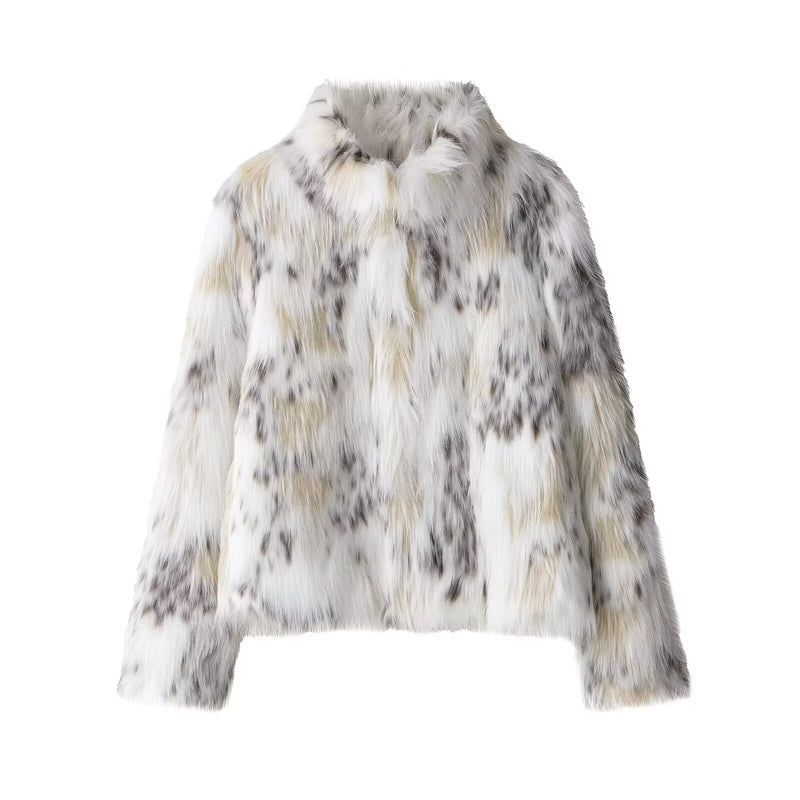 Rose | faux fur jacket