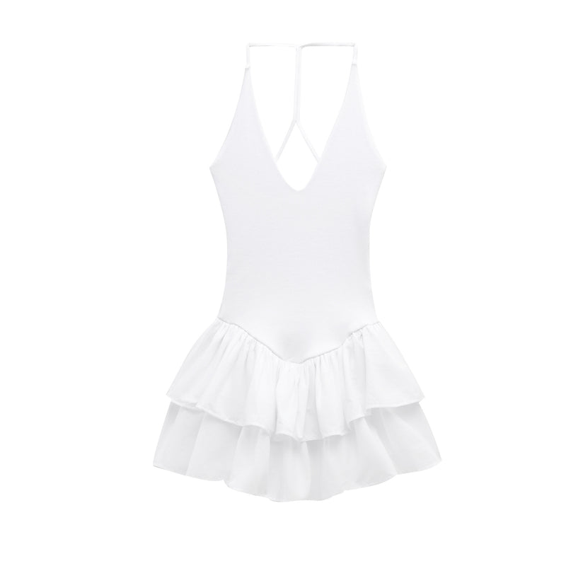 Nicole | halter neck mini dress