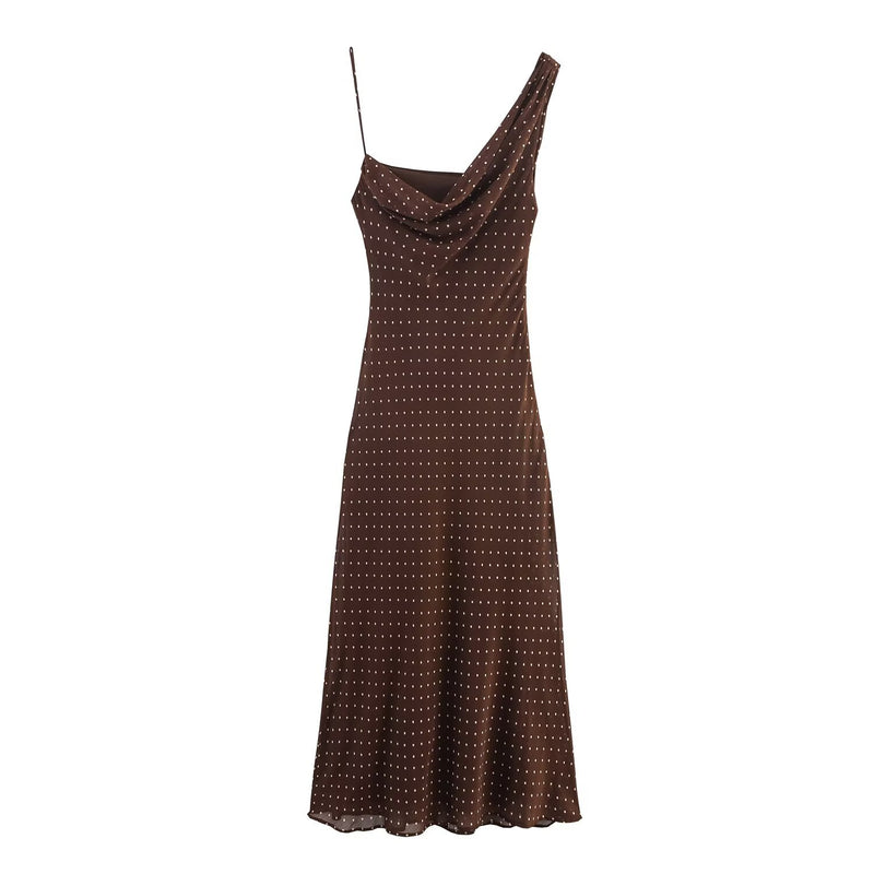Rowan | polka dot midi dress
