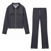 Violet | denim matching set