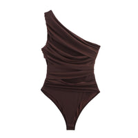 Lara | one shoulder ruched top