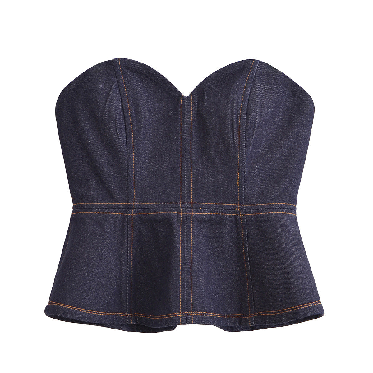 Harriet | denim corset top