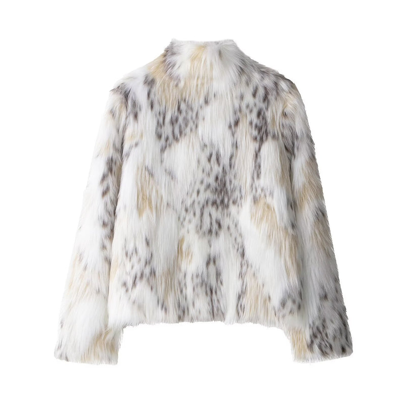 Rose | faux fur jacket