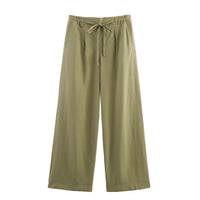 Emily | linen wide leg pants