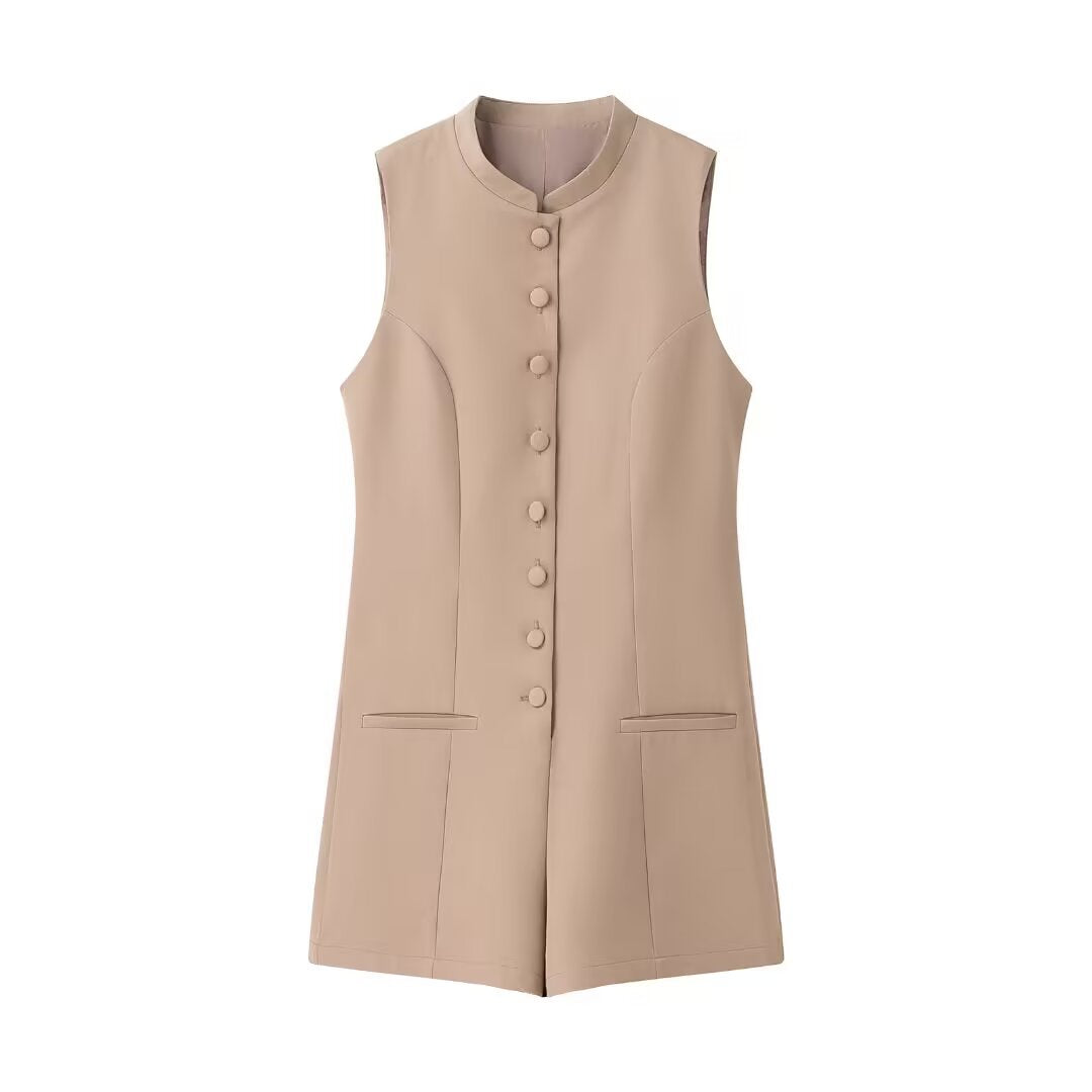 Orla | button up romper