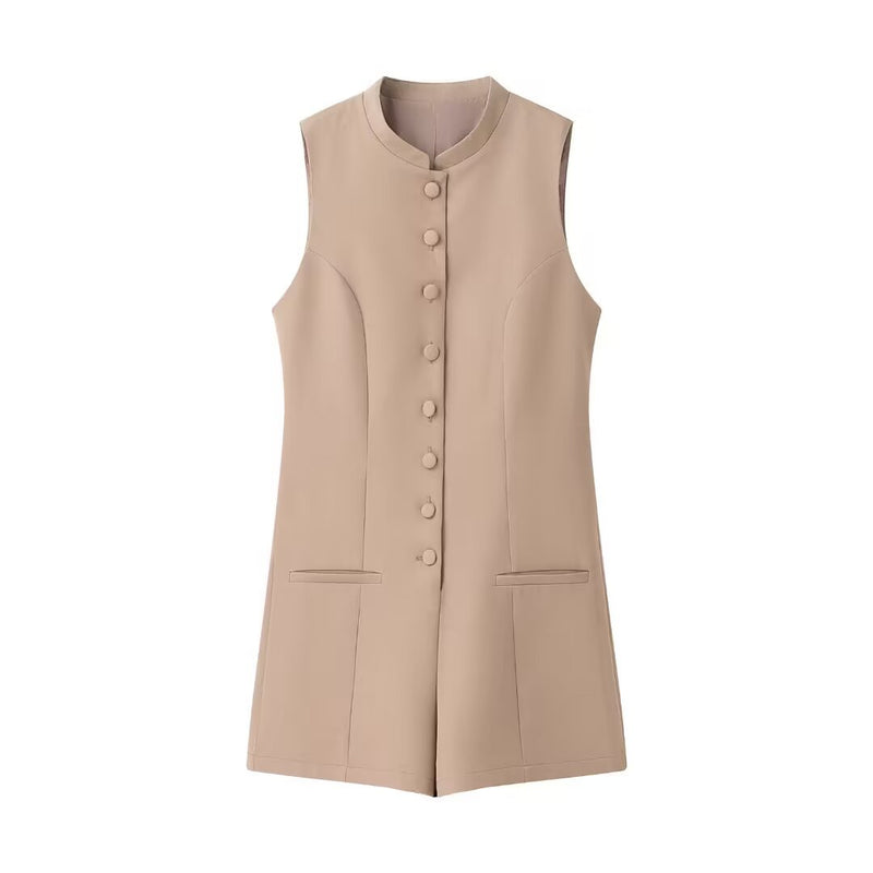 Orla | button up romper