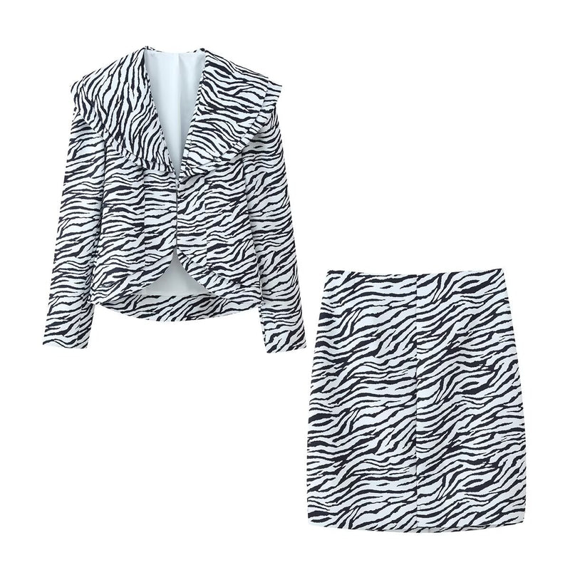 Matilda | zebra print matching set