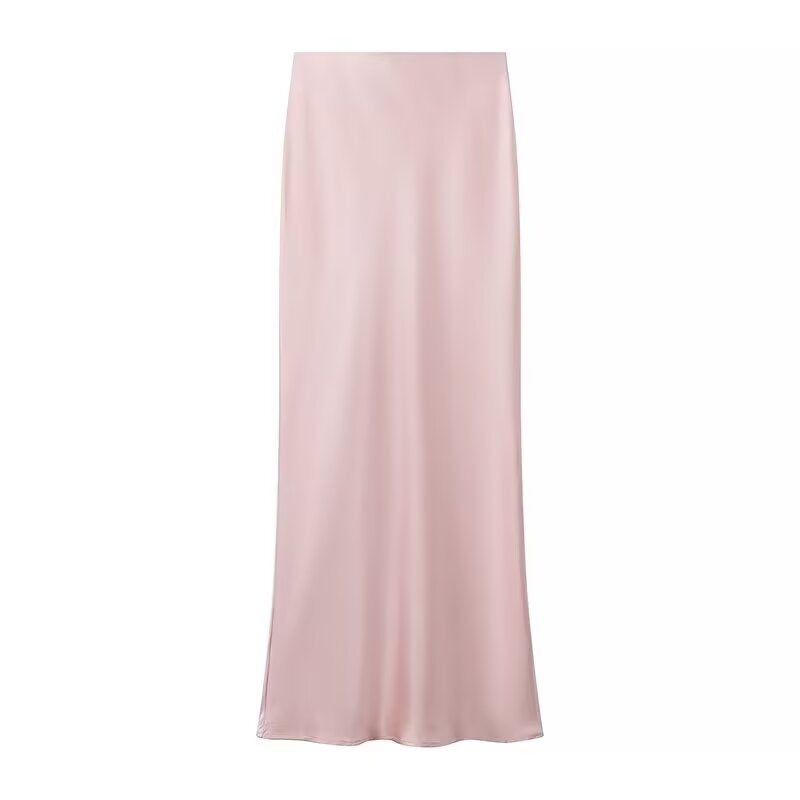 Pippa | Satin Maxi Slip Skirt